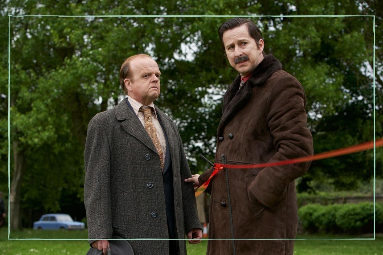  Toby Jones and Lee Ingleby as detectives in The Long Shadow. 