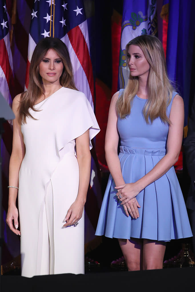 Melania Trump and Ivanka Trump