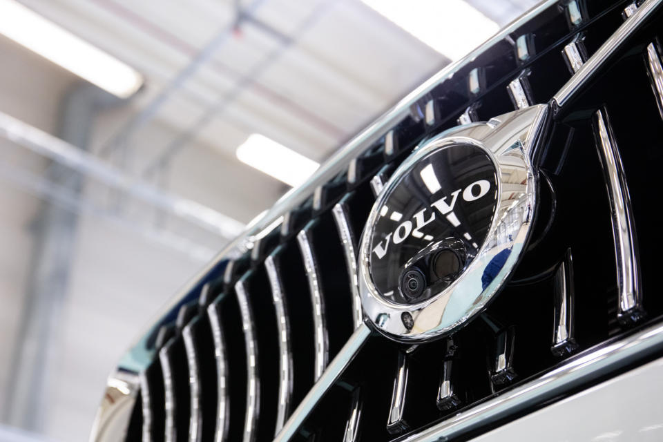 Pre-series autonomous driving ready XC90 rolls off production line