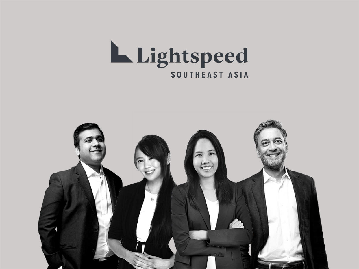 A group photo of Lightspeed Venture Capital's Southeast Asia team