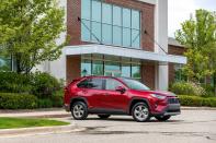 <p>The upcharge for the RAV4's hybrid powertrain ranges from $800 to $2200.</p>