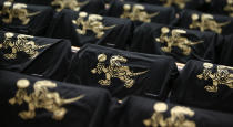 Championship t-shirts were waiting for each fan in attendance. (Photo by Vaughn Ridley/Getty Images)