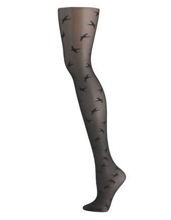 swallow print tights