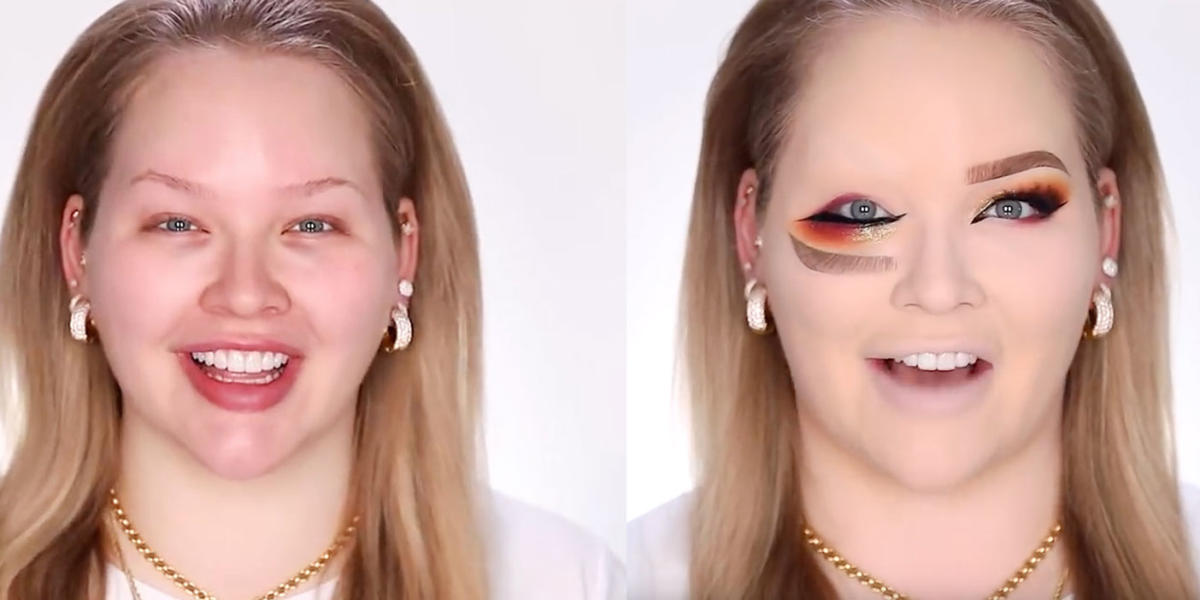 Nikkie Tutorials Upside Down Eye Makeup