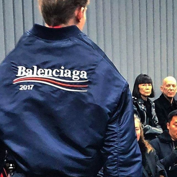 Balenciaga gave him its blessing