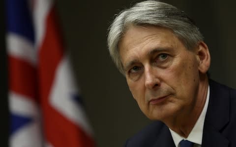 Britain's Chancellor of the Exchequer Philip Hammond - Credit: REUTERS/Adriano Machado