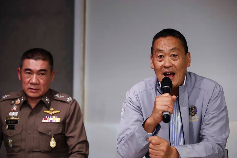 Thailand PM Thavisin speaks after six foreign nationals were found dead in Bangkok hotel