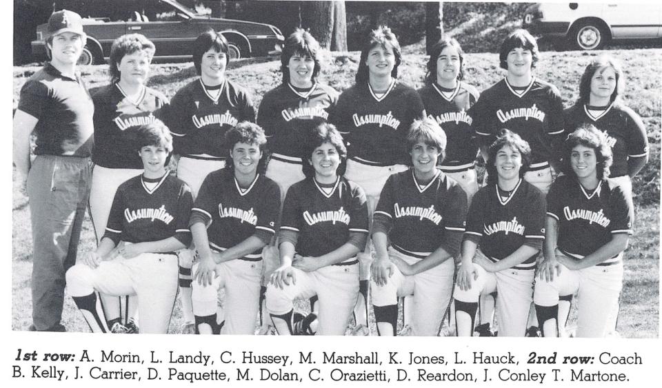 Brian Kelly went 64-54 in four seasons as the Assumption College’s softball coach. (Photo courtesy of Assumption College)