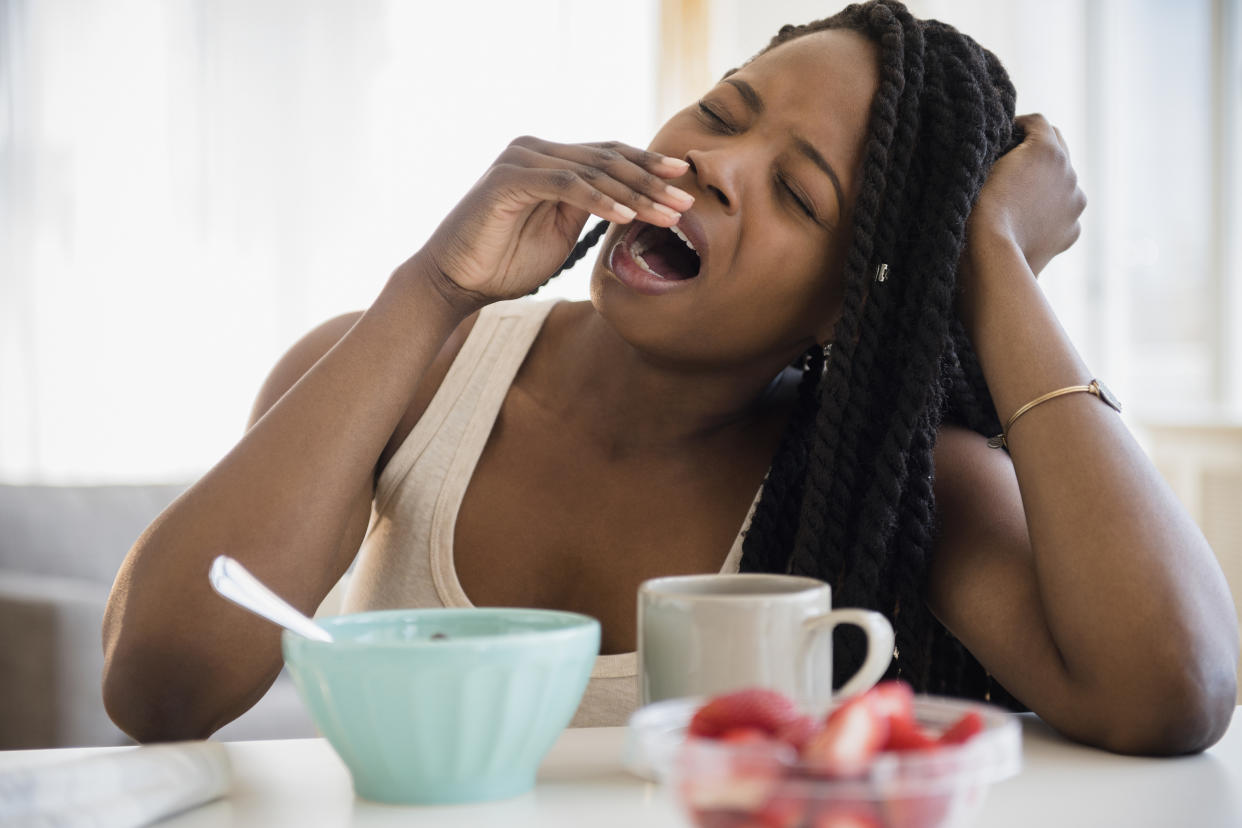 The food you eat can have an impact on your sleep. (posed by model, Getty)