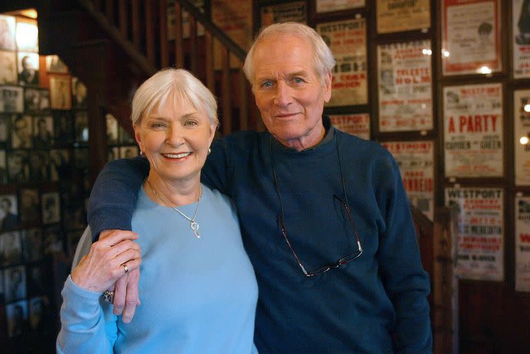 Paul Newman y Joanne Woodward en 2002