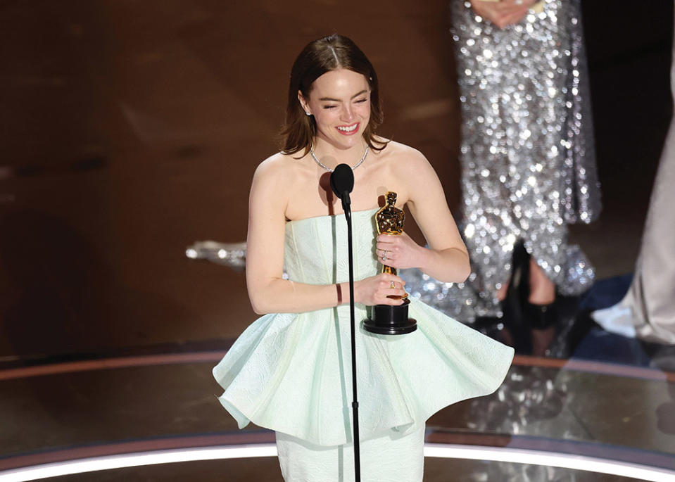 Stone won the best actress Oscar for Poor Things shortly after wrapping The Curse