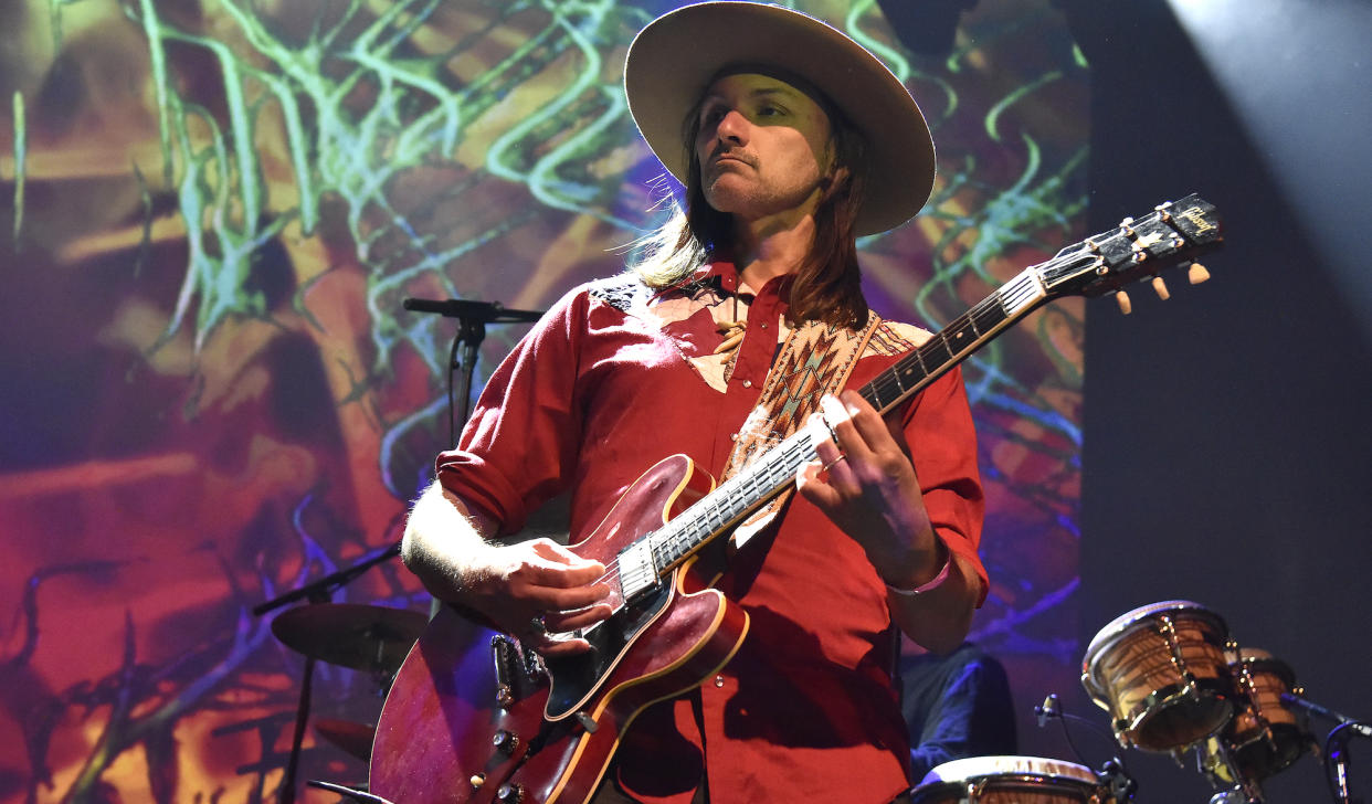  Duane Betts performs onstage at The Fillmore in San Francisco on February 20, 2022. 