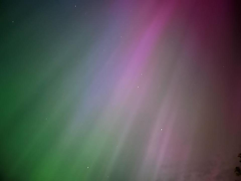 Northern Lights from Nottingham, UK