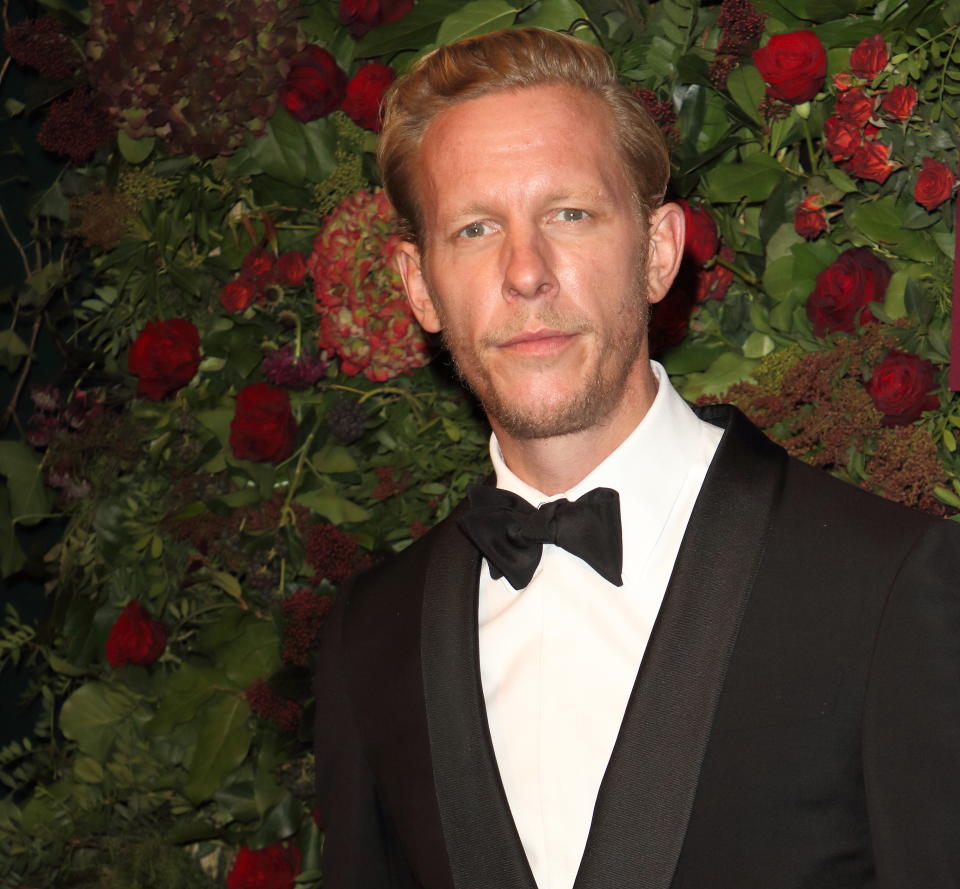 LONDON, UNITED KINGDOM - NOVEMBER 24, 2019: Laurence Fox attends the 65th Evening Standard Theatre Awards at the London Coliseum in London.- PHOTOGRAPH BY Keith Mayhew / Echoes Wire/ Barcroft Media (Photo credit should read Keith Mayhew / Echoes Wire / Barcroft Media via Getty Images)