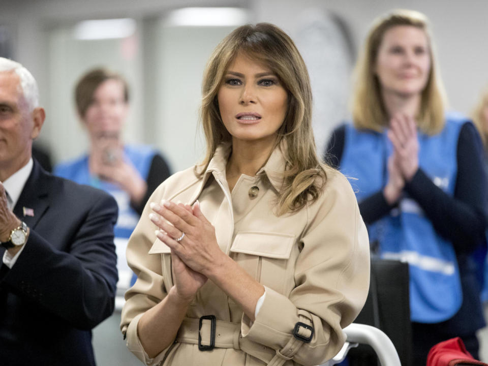 Melania Trump kritisiert die Einwanderungspolitik ihres Mannes. (Bild-Copyright: Andrew Harnik/AP Photo)