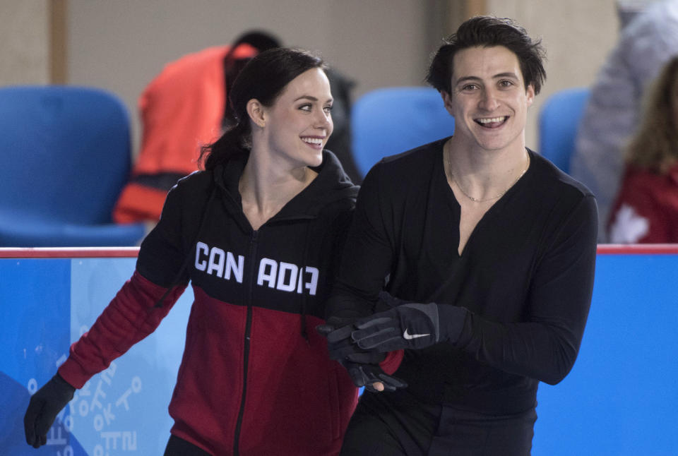 Tessa Virtue and Scott Moir