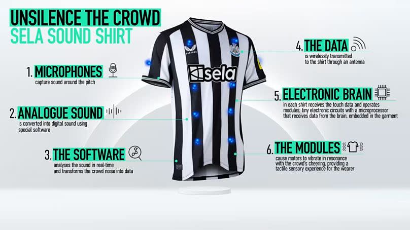 Newcastle United's new sound shirt 