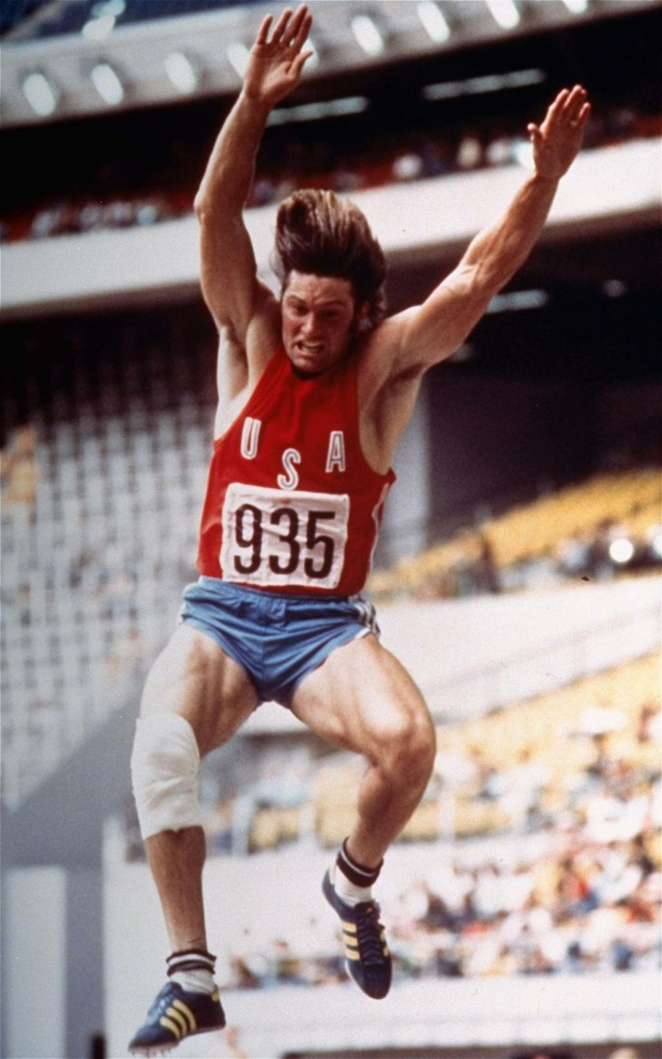 Bruce Jenner won the gold medal in the men's decathlon in July 1976 at the Summer Olympics in Montreal.