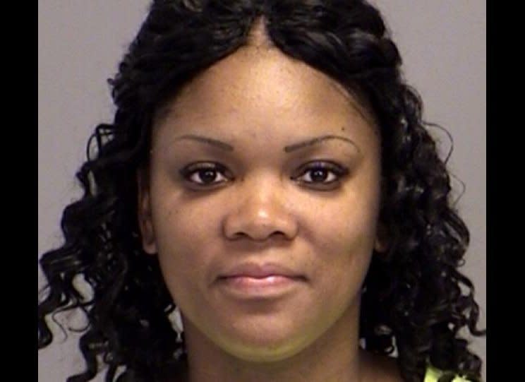 Rhonda Washington, 33, of Bryan, Tex., is accused of stabbing her husband because she didn't like his Facebook update. She maintains that she stabbed him with keys because she was mad he was doing PCP in the house.