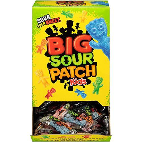 <p><strong>Sour Patch Kids</strong></p><p>amazon.com</p><p><strong>$10.97</strong></p><p><a href="https://www.amazon.com/dp/B004KARTKU?tag=syn-yahoo-20&ascsubtag=%5Bartid%7C2141.g.34414052%5Bsrc%7Cyahoo-us" rel="nofollow noopener" target="_blank" data-ylk="slk:Shop Now;elm:context_link;itc:0;sec:content-canvas" class="link ">Shop Now</a></p><p>Sour Patch Kids are A-OK for people avoiding animal products. This variety pack will keep kids happy (and adults well-stocked).</p>