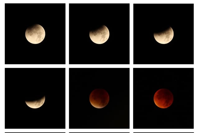 GERMANY-SCIENCE-ASTRONOMY-MOON-ECLIPSE