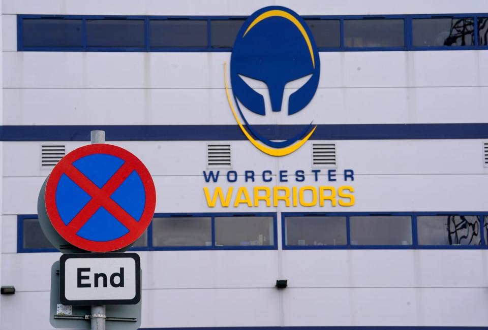 Worcester have been suspended from all competitions with immediate effect (David Davies/PA) (PA Wire)