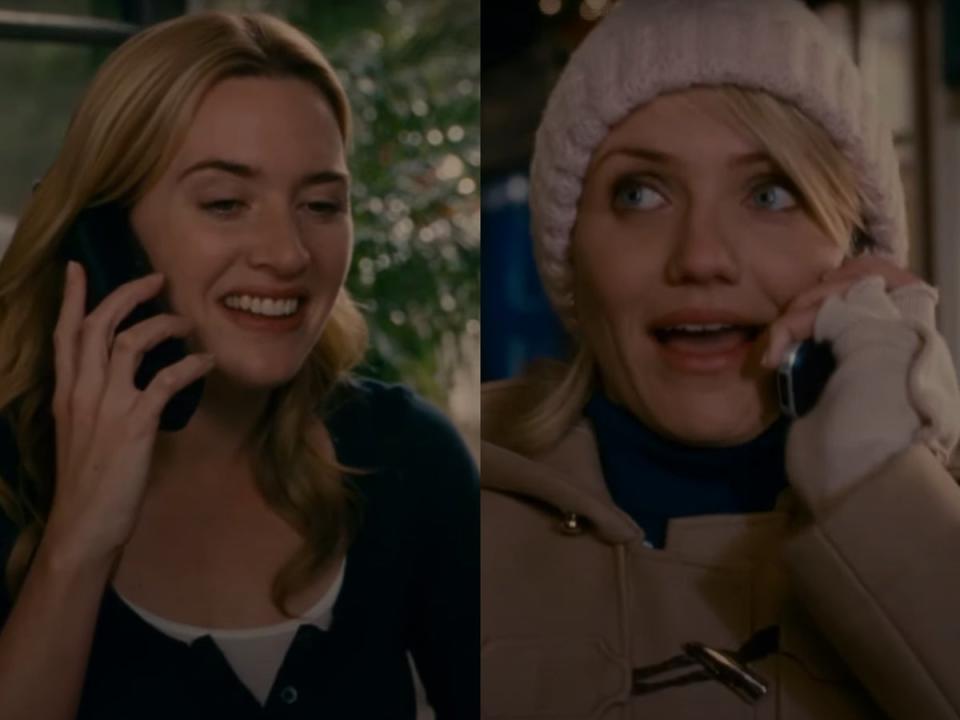 Kate Winslet (left) and Cameron Diaz in The Holiday (Universal Pictures/The Holiday)