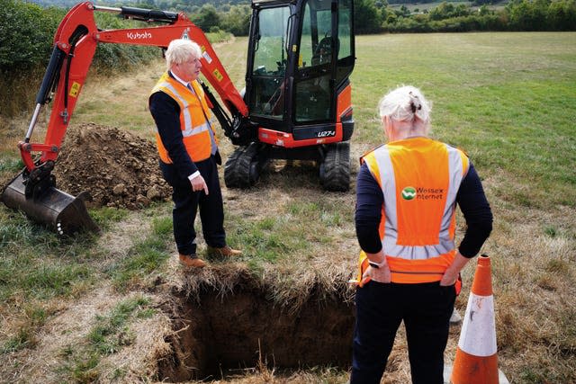 Prime Minister Boris Johnson visit to North Dorset