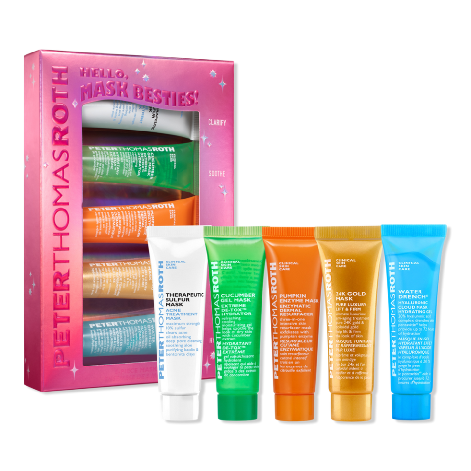 <p><a href="https://go.redirectingat.com?id=74968X1596630&url=https%3A%2F%2Fwww.ulta.com%2Fp%2Fhello-mask-besties-5-piece-mask-kit-pimprod2041306&sref=https%3A%2F%2Fwww.womenshealthmag.com%2Flife%2Fg37390261%2Fstockings-stuffers-for-women%2F" rel="nofollow noopener" target="_blank" data-ylk="slk:Shop Now;elm:context_link;itc:0;sec:content-canvas" class="link ">Shop Now</a></p><p>Hello, Mask Besties! 5-Piece Mask Kit</p><p>ulta.com</p><p>$19.00</p>