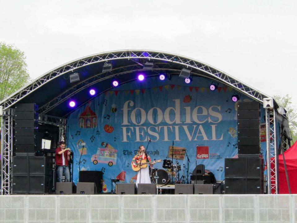 The Argus: The stage at Foodies Festival