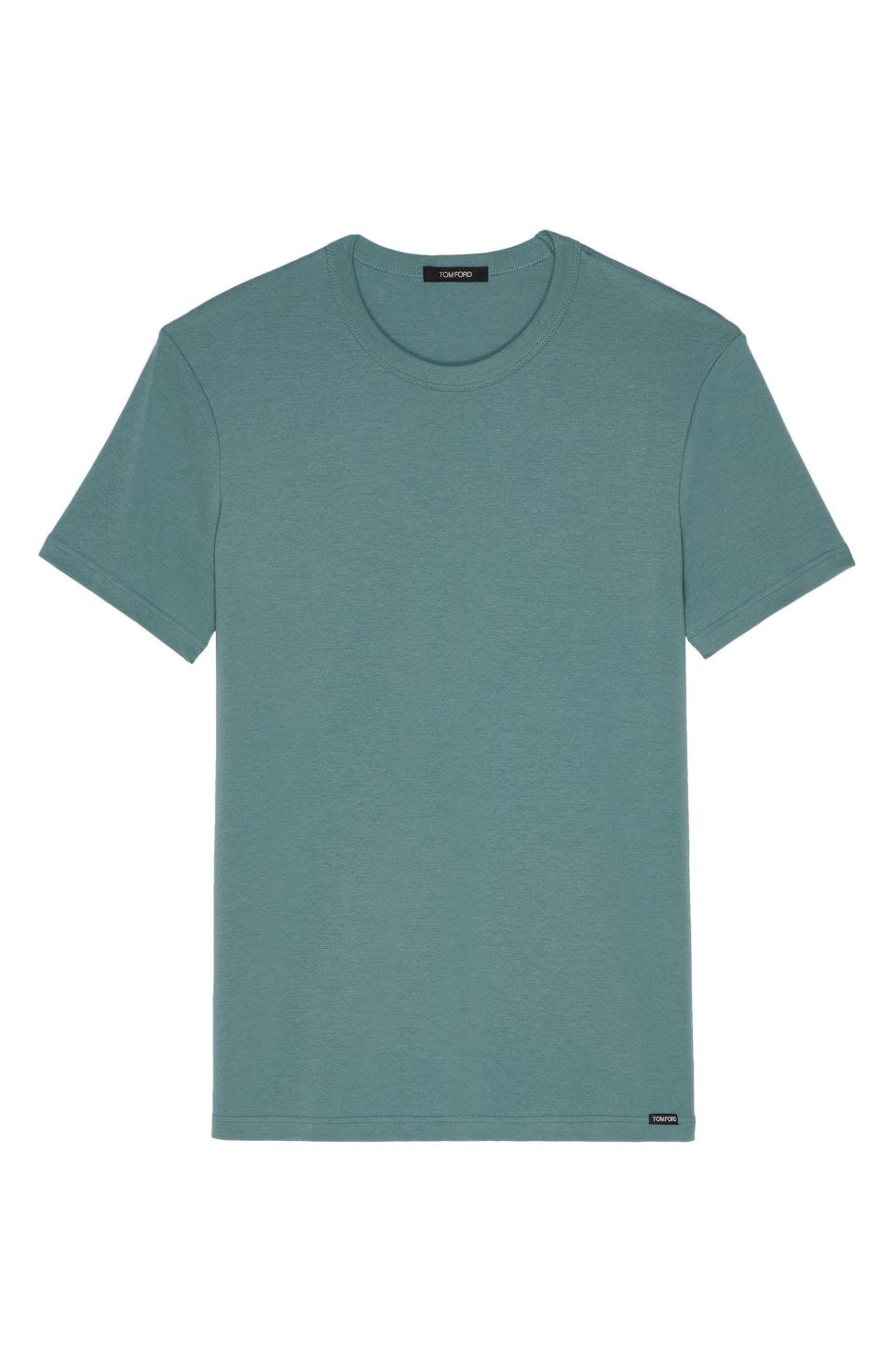 Tom Ford Cotton Jersey Crewneck T-Shirt