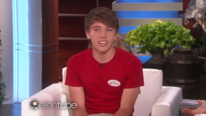 Alex on Ellen