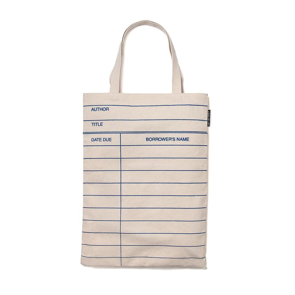 Library Card Tote Bag