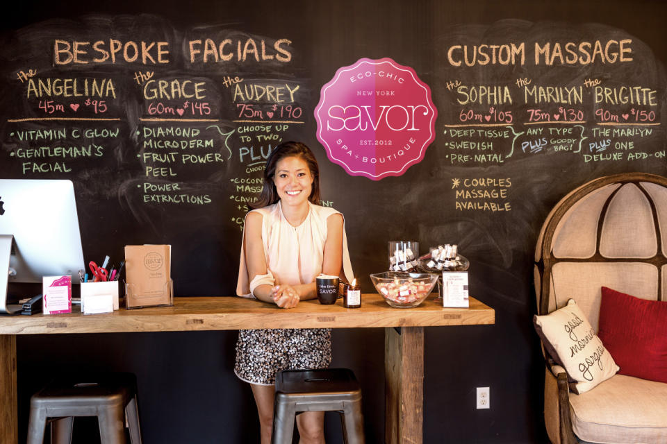 This girly-meets-organic Savor Spa in the Catskills is truly charming. The just-opened outpost of the popular boutique spa in Manhattan’s West Village is decorated with vintage chandeliers, chaise lounges, and “Hello Gorgeous” pillows. The super friendly staff reflects the cheerful, laid-back vibe that makes you want to hang out all day—and that’s before you even get to the organic spa treatments. The menu includes diamond microdermabrasion, papaya power peels, and aromatherapy reflexology. Savor also has its own line of organic skincare, Om Aroma & Co, which is handmade in the Catskills. Highlights include the soothing and anti-aging Pumpkin Serum and Caviar Eye Cream.