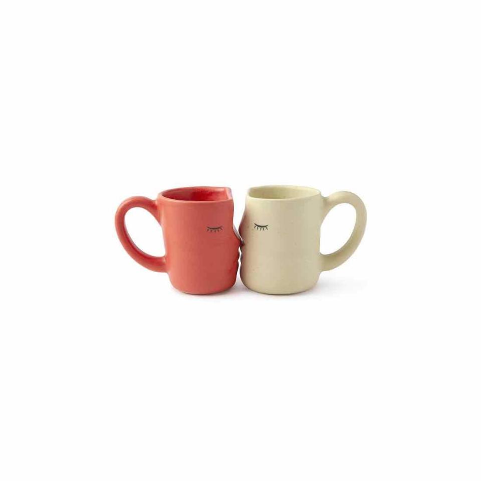 <p><a href="https://clicks.trx-hub.com/xid/hearstcorp_9eb67_cos?q=https%3A%2F%2Fwww.uncommongoods.com%2Fproduct%2Fthe-kissing-mugs&p=https%3A%2F%2Fwww.cosmopolitan.com%2Fstyle-beauty%2Ffashion%2Fg44879627%2Fgifts-for-couples%2F&utmSource=yahoo-us&utmCampaign=33&utmMedium=syn" rel="nofollow noopener" target="_blank" data-ylk="slk:Shop Now;elm:context_link;itc:0" class="link ">Shop Now</a></p><p>Kissing Mugs</p><p>uncommongoods.com</p><p>$65.00</p>