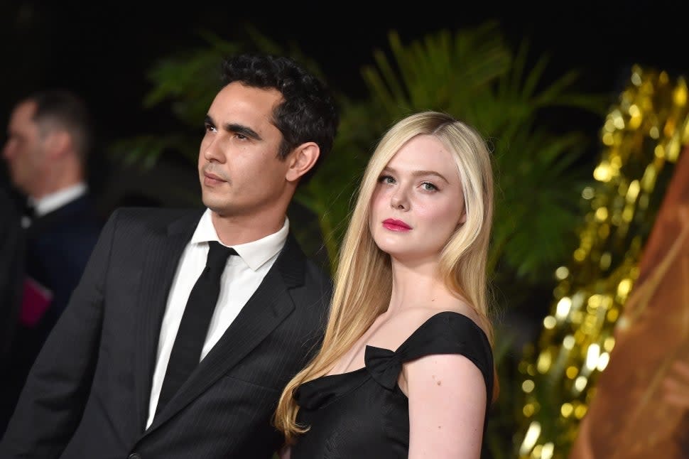 Max Minghella and Elle Fanning attend the 