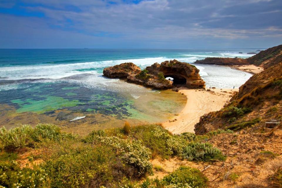 London Bridge in Portsea on Victoria’s Mornington Peninsula.