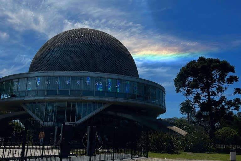 Desde el planetario, compartieron una asombrosa imagen