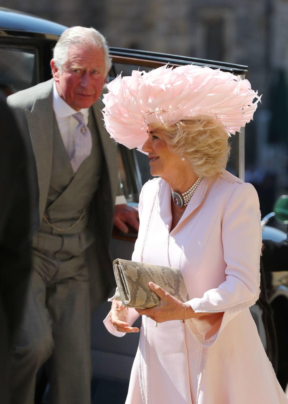 Prince Charles and the Duchess of Cornwall at Meghan's Wedding