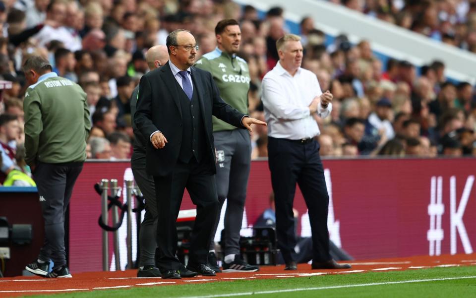 Rafael Benitez gives his team instructions. - Michael Steele/Getty Images
