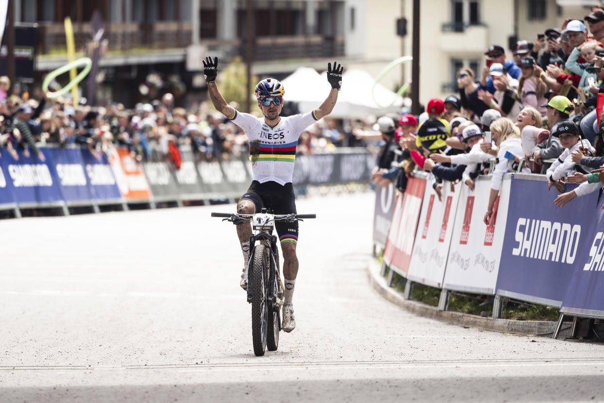 Tom Pidcock said the junior world cyclo-cross title he took at the age of 17 taught him how to deal with pressure and expectation (Handout photo provided by Red Bull/PA)