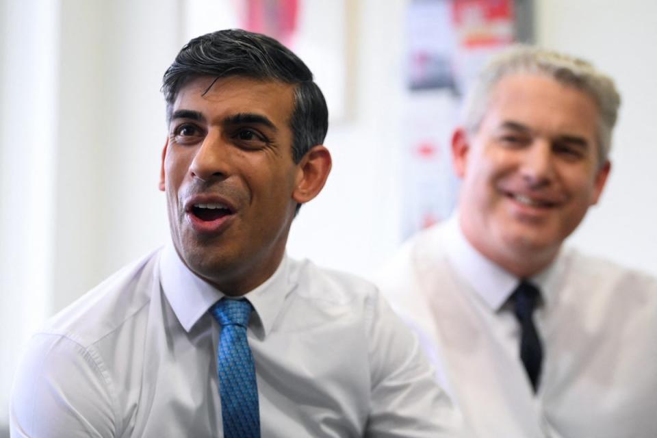 Prime Minister Rishi Sunak and Health Secretary Steve Barclay (PA Wire)