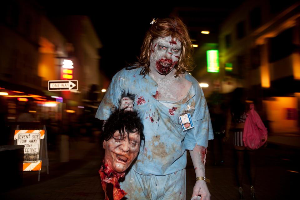 Undead and need a night out? Check out the 10th Zombie Crawl in downtown West Palm Beach and enjoy drinks at five separate locations while dragging your alive/not alive carcass through the city.