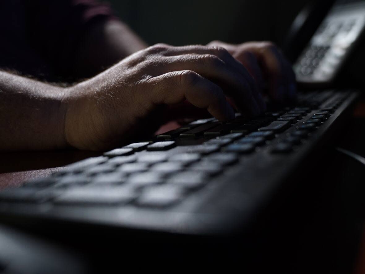 Matthew Philbert, 31, was charged Tuesday in connection with a number of ransomware and other cybersecurity attacks following a 23-month investigation involving the Ontario Provincial Police, the RCMP, the FBI and Europol. (Trevor Brine/CBC - image credit)