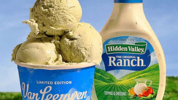 PHOTO: New Hidden Valley Ranch Van Leeuwen ice cream. (Hidden Valley Ranch, Van Leeuwen)