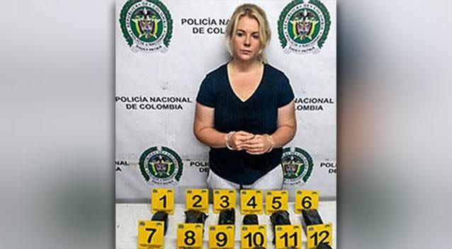 Cassie Sainsbury has struck a deal that could see her time in Colombia slashed by decades. Photo: Supplied