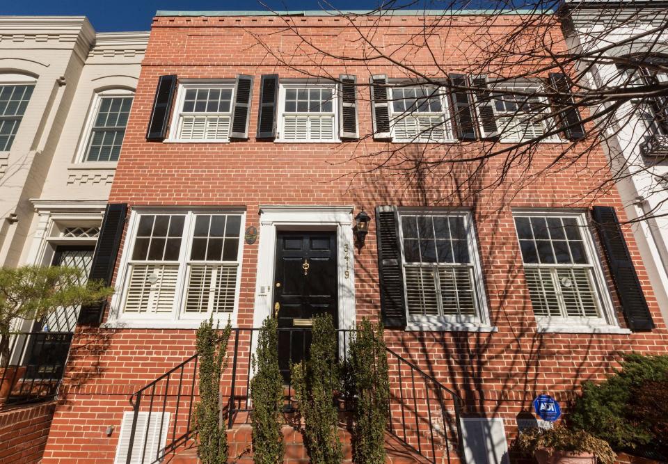 1) The 1,934-square-foot home is located at 3419 Q Street NW in Georgetown.
