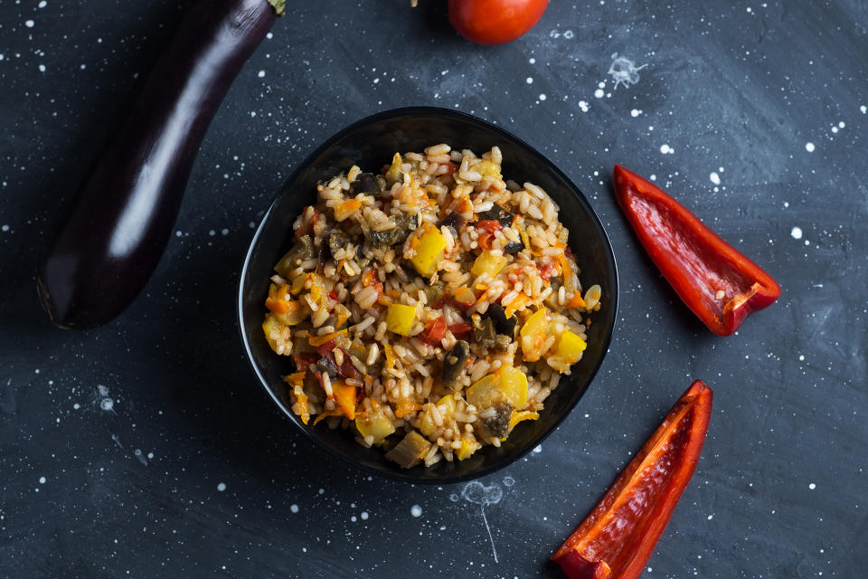 Fried rice with vegetables in a bowl (PavelKant / Getty Images/iStockphoto)