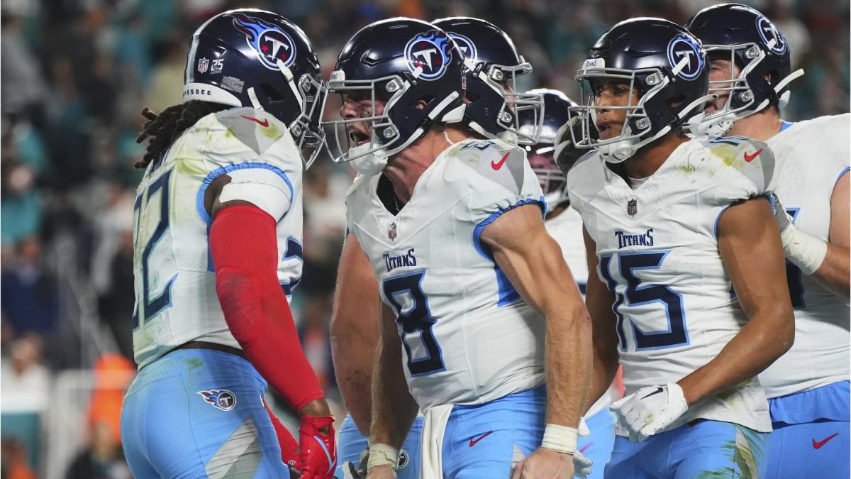 Tennessee Titans secure thrilling 28-27 victory over Miami Dolphins with sensational late surge in NFL matchup