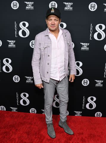 <p>Jon Kopaloff/Getty Images for Level 8</p> Jeremy Renner attends the Level 8 Grand Opening Party in Los Angeles